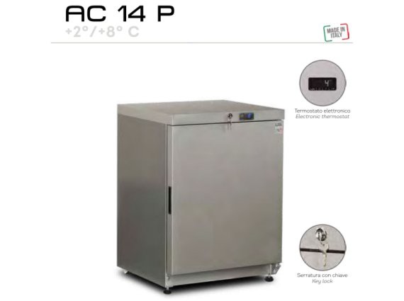 Frigorifero  AC 14 P litri 120 +2/+8°C.